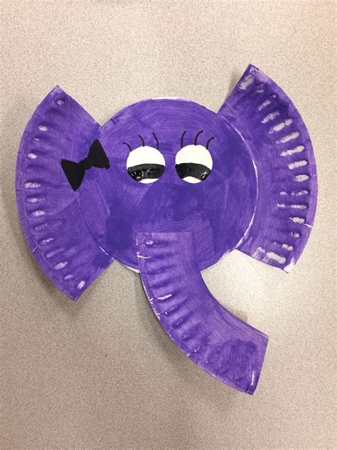 Paper Plate Elephant Mask Craft - Belinda Berube's Coloring Pages