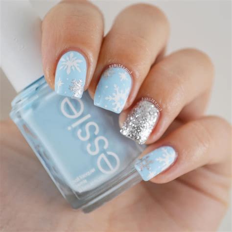 Simple Nail Art Light Blue ~ Nail Art Ideas