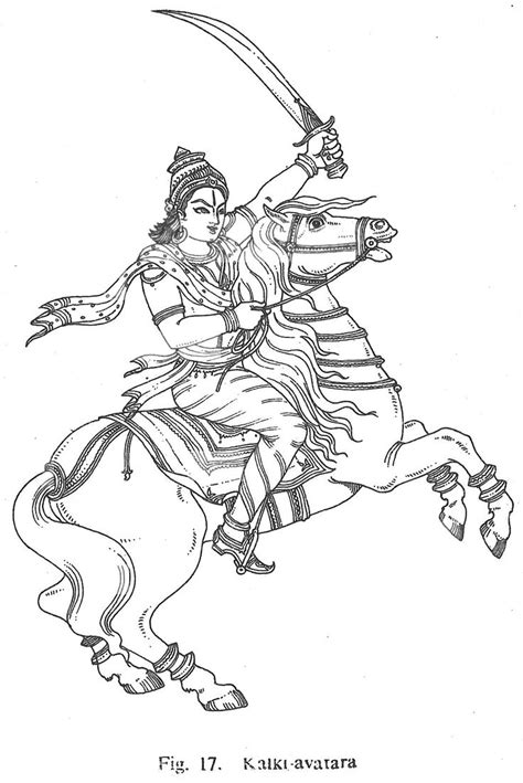 Lord Vishnu Dasavatharam Coloring Coloring Pages