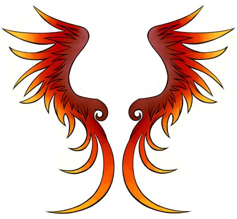 Phoenix Wings Drawing at GetDrawings | Free download