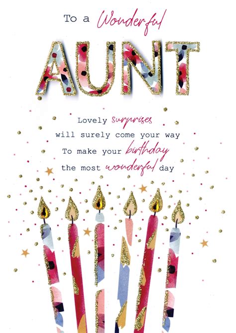 Auntie Birthday Card For Aunt - bmp-extra