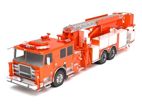 fire 3D Fire truck | CGTrader