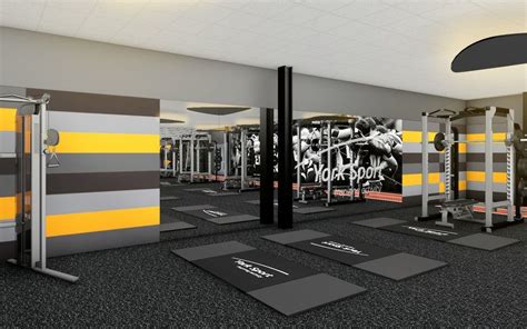 Pin by Nick B on The Natives | Gym interior, Gym design, Colorful gym