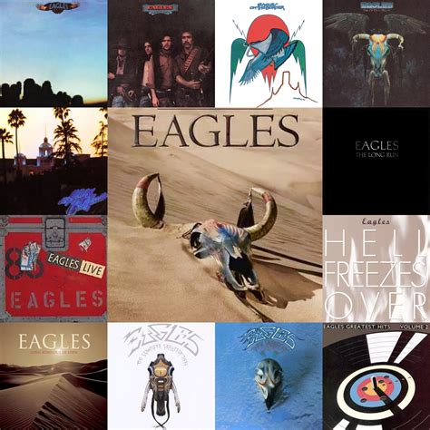 Eagles Albums & History Dvd | Eagles albums, Eagles album covers, Eagles band