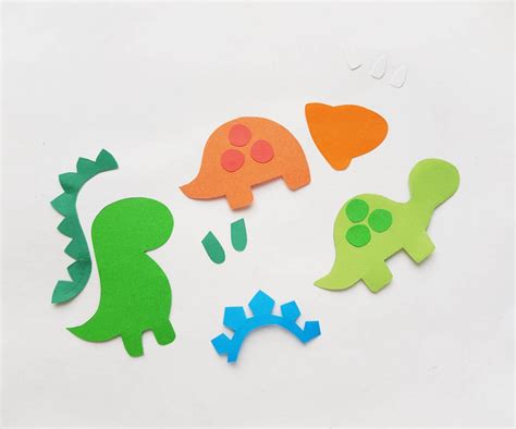 Fun & Easy Paper Dinosaur Puppet Craft [Free Template] - Frosting and Glue- Easy crafts, games ...