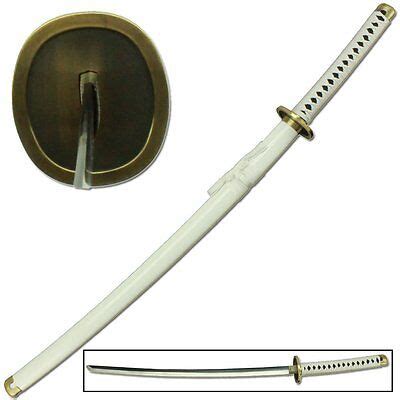 One Piece Roronoa Zoro's Wado Ichimonji Sword Steel All White Anime Katana Kuina | eBay