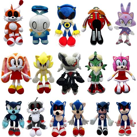 AG Sonic Plush Toys Sonic EXE Metal Sonic Infinite Stuffed Dolls Gift For Kids Home Decor ...