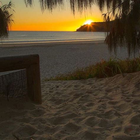 First light over Noosa Main Beach ☀️ | National parks, Coastal towns, Calm water