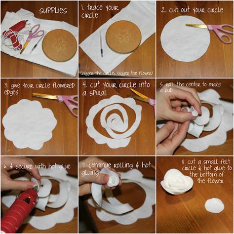 The Chronicles of Ruthie Hart: Felt flower tutorial