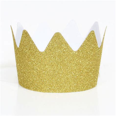 children's birthday party glitter crowns by peach blossom | notonthehighstreet.com