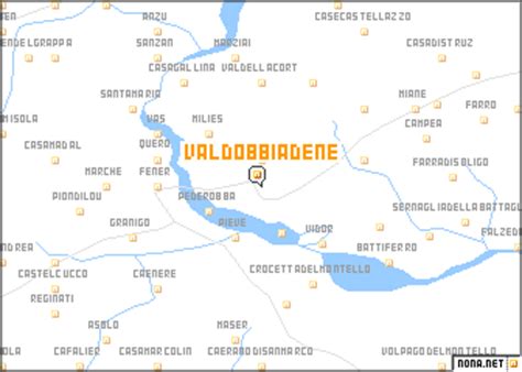 Valdobbiadene (Italy) map - nona.net