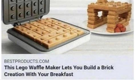 Thanks, i love this new lego waffle maker : r/TILI