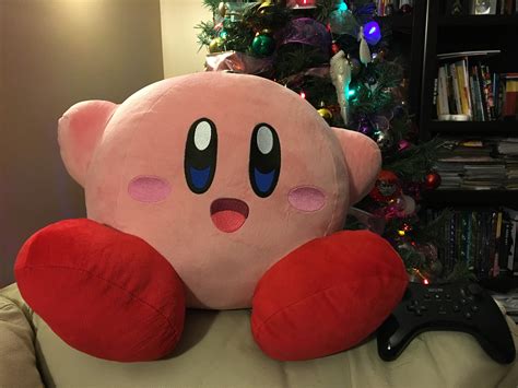 My Mother-in-Law got me the biggest Kirby plush I've ever seen. (Wii ...