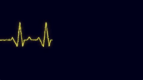 Digital Heartbeat Plus Animation, Glowing heart beat animation ...