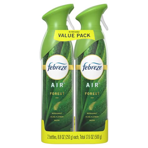 Febreze Odor-Eliminating Air Freshener Spray, Forest, 2 ct - Walmart.com