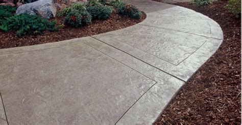 Concrete Sidewalk Ideas - 6 Concrete Walkway Design Options - Concrete Network