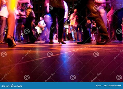 Dance Party With Group People Dancing And Disco Ball. Royalty-Free Stock Image | CartoonDealer ...