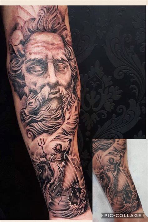 Poseidon - God of the sea tattoo (Greek Mythology)' Sea Tattoo, Wild Tattoo, Forarm Tattoos ...