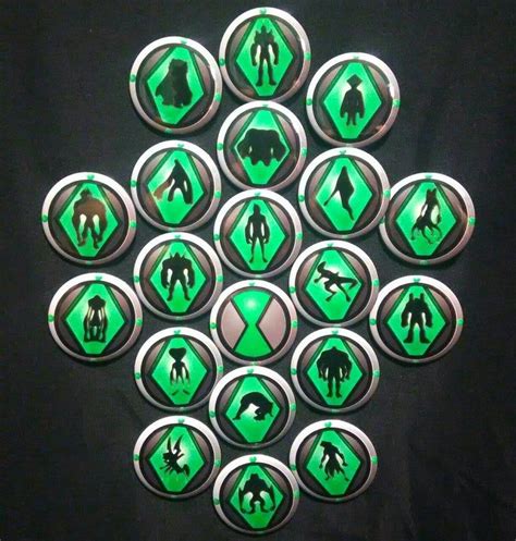 Ben 10 Omnitrix Aliens Set single Purchase or Set of 20 - Etsy | Ben 10, Ben 10 alien force, 10 ...