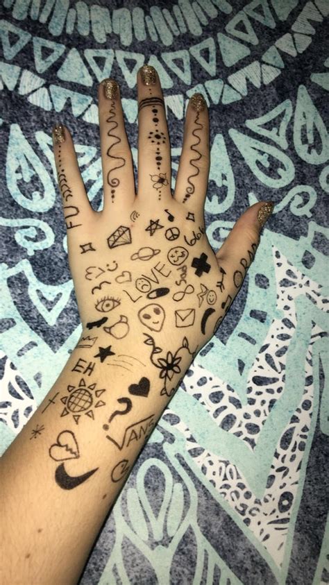 Sharpie hand doodle 💖 | Hand doodles, Pen tattoo, Sharpie tattoos