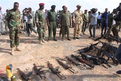 Somalia: photos of weapons seized by Puntland forces