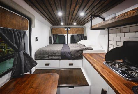 Summit 136" Dodge Promaster | Van conversion interior, Sprinter van camper, Van home