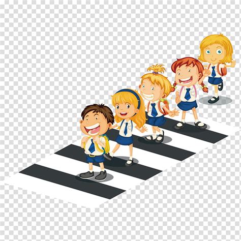 Crossing The Road Clipart