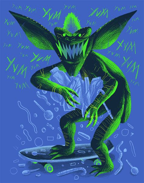 Gremlins Stripe - Scott Balmer - Illustration