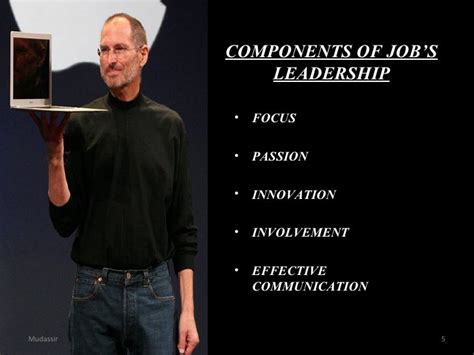 Steve jobs leadership role