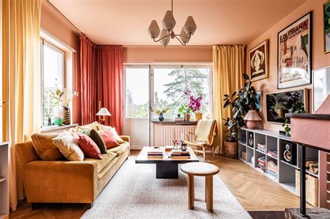 A Pink and Yellow Scandinavian Apartment - The Nordroom