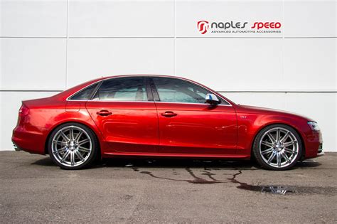 Red Audi S4 V6T Gets Aftermarket Parts and Vossen Wheels — CARiD.com Gallery