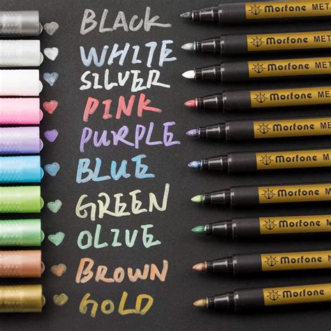 Best Metallic Markers for Drawing and Crafting