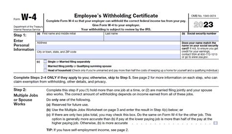 W4 Tax Withholding Form 2025 Printable - Leonard Russell