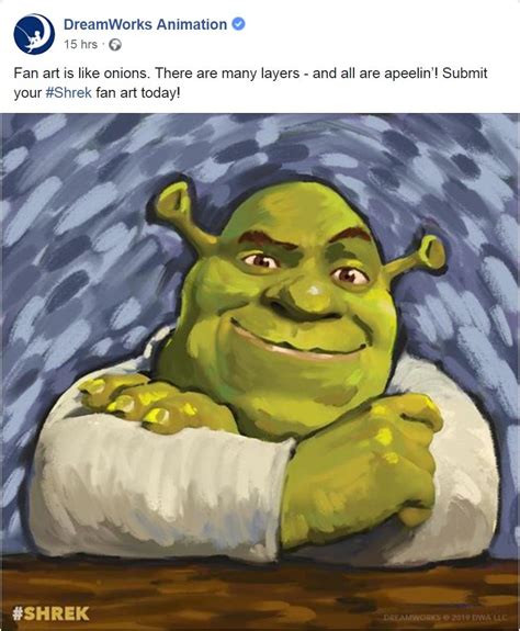 Fan art is like onions... | Shrek | Know Your Meme