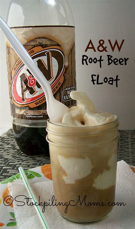 Homemade A&W Root Beer Float