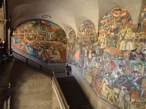 The History of Mexico, Diego Rivera, wall painting History, National Palace of Mexico, 1935. : Art