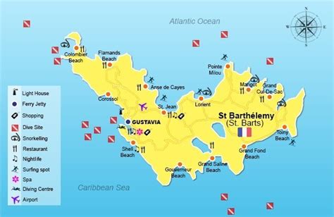 Map Of St Barts Hotels - Book Hotels Now 132