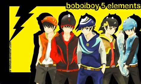 BoboiBoy 5 Elements Wallpapers by ashouji on DeviantArt