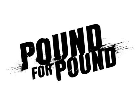 POUND FOR POUND logo on Behance