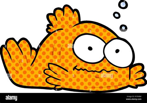 funny cartoon goldfish Stock Vector Image & Art - Alamy