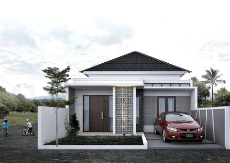 RUMAH TROPIS MODERN 1 LANTAI | Minimal house design, Modern style house ...