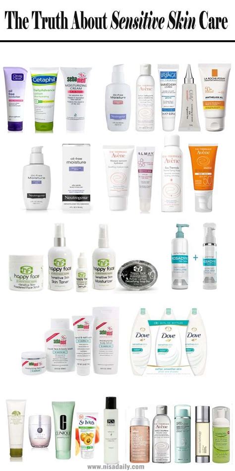 The Truth About Sensitive Skin Care | Skin care Products Natural | Sensitive skin care routine ...