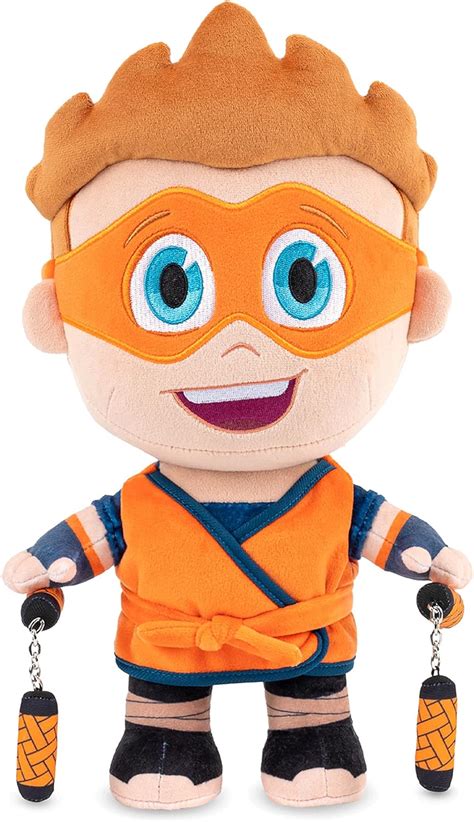 Amazon.com: NINJA KIDZ TV Official Merch - Posable Plush (Paxton Posable Plush) : Toys & Games