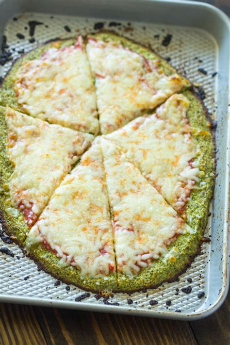 Broccoli Crust Pizza (Low-carb, Gluten free) | Gimme Delicious