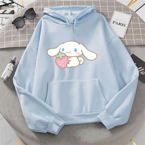 Cinnamoroll Strawberry Magical Music Anime Unisex Hoodie - Teeruto ...