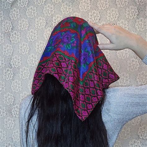 Babushka Scarf - Etsy