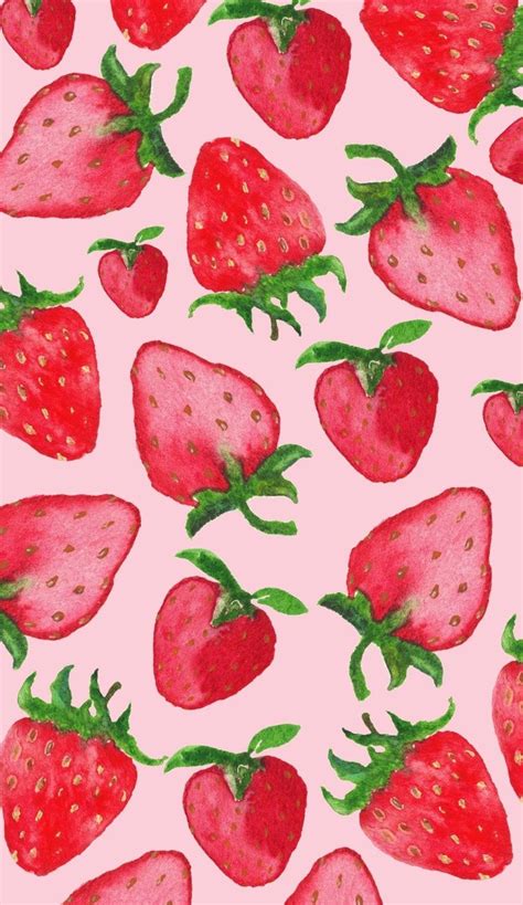 Strawberry Aesthetic Wallpapers - Wallpaper Cave