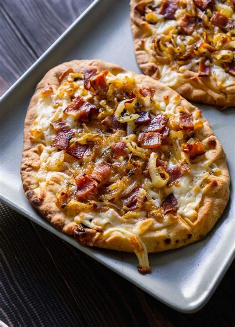 Quick And Easy Caramelized Onion And Bacon Pizza - JZ Eats