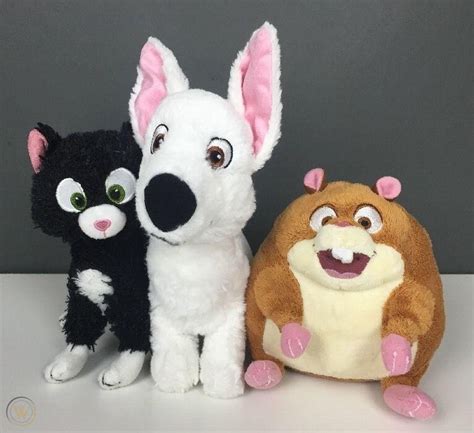 Disney Bolt Plush Toy Lot Bolt Mittens Rhino Cat Dog Hamster | #1838868736