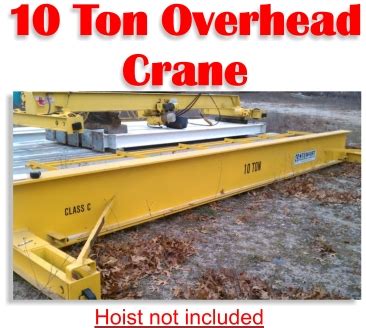 10 Ton Stewart Overhead Bridge Crane | Call 616-200-4308